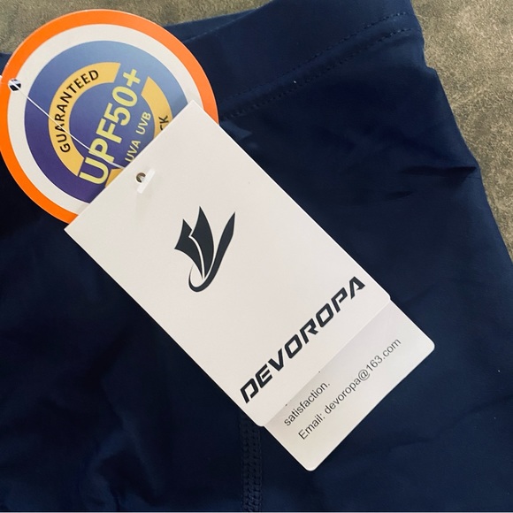 DEVOROPA Swim Jammers Youth Competitive Quick Dry Athletic Shorts UPF 50+ - Picture 8 of 11